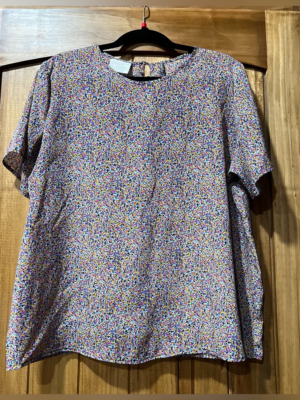 Bobbie Brooks 80s-90s Vintage Floral Print Top